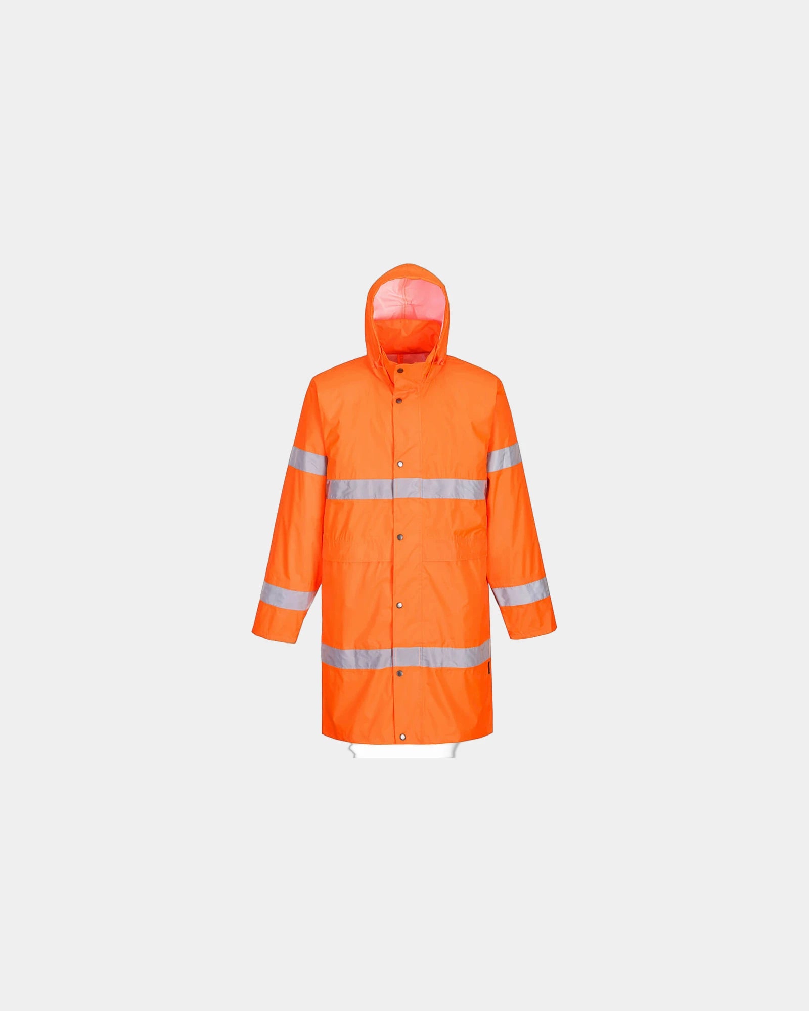Promotional waterproof raincoat 100cm - Orange