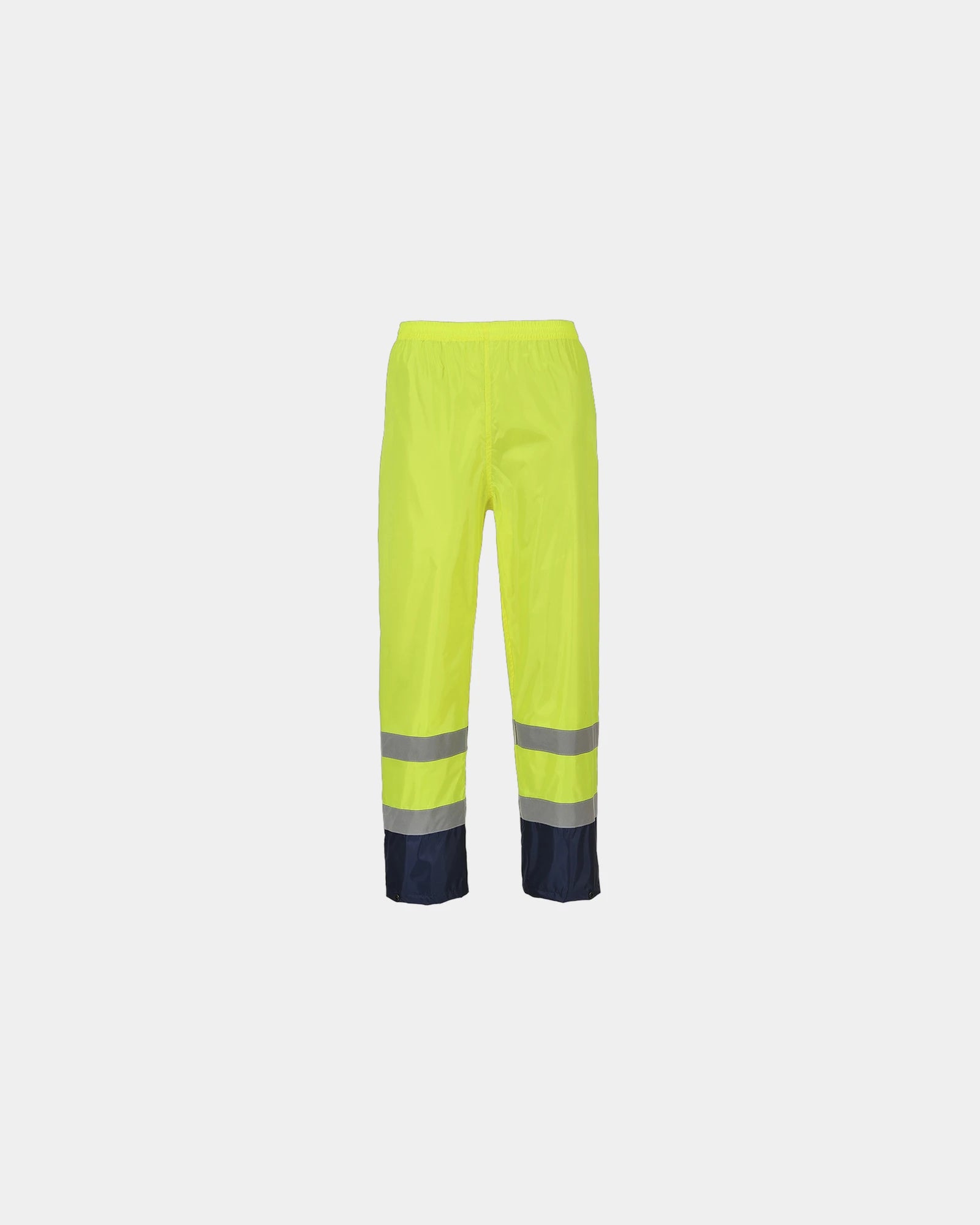 Promotional waterproof Hi-Vis rain pants - Yellow-Navy