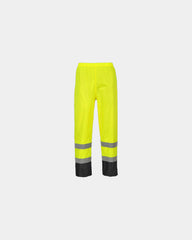 Promotional waterproof Hi-Vis rain pants - Yellow-Black