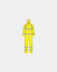 Promotional waterproof high visibility rainwear - Yellow
