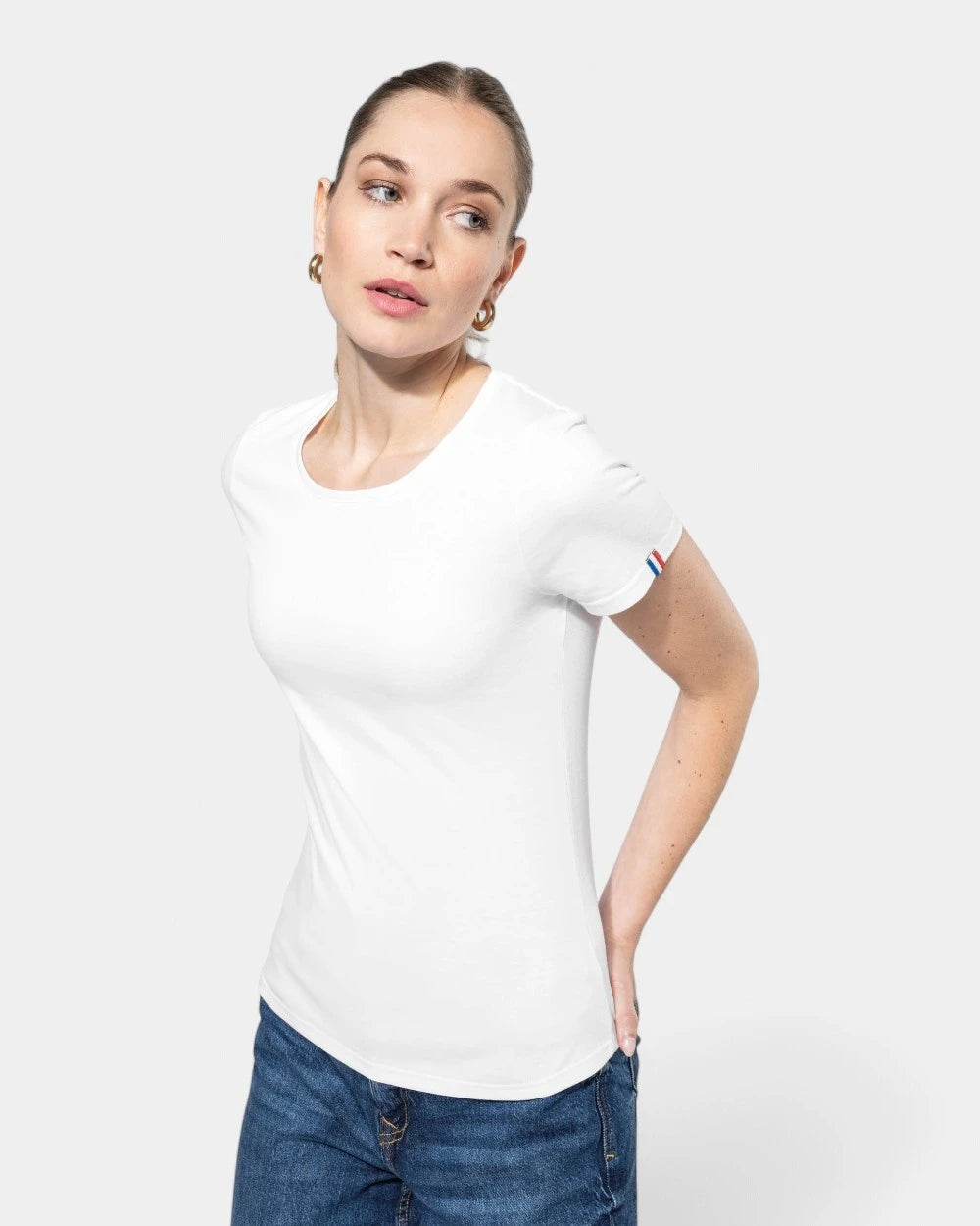 Customizable Women's T-Shirt Made in France - 1
