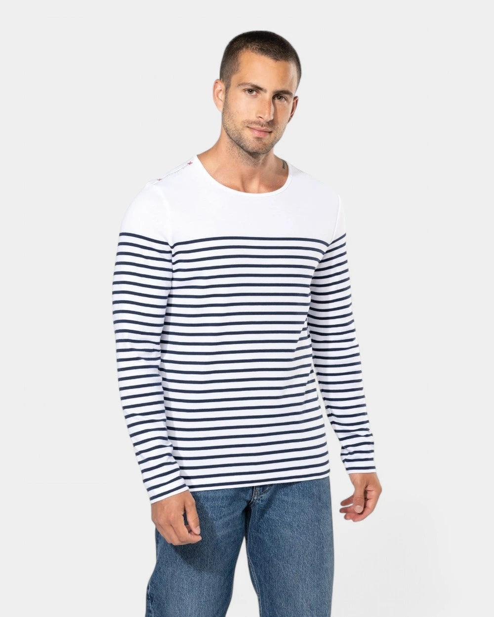 Long Sleeve Striped Shirt for Men to Personalize