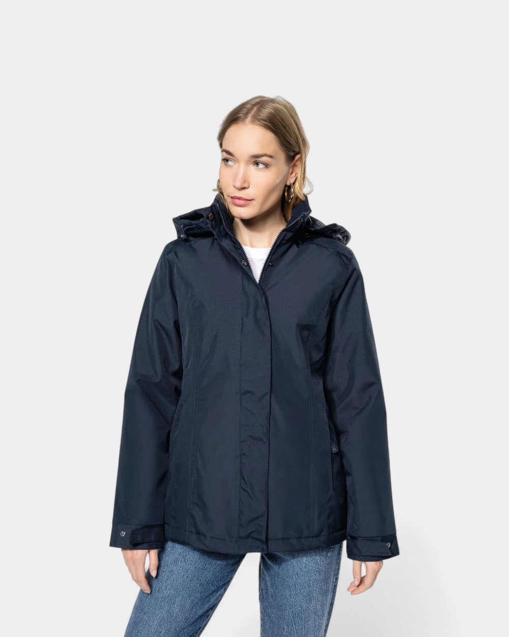 Customizable Women's Hooded Parka - 4