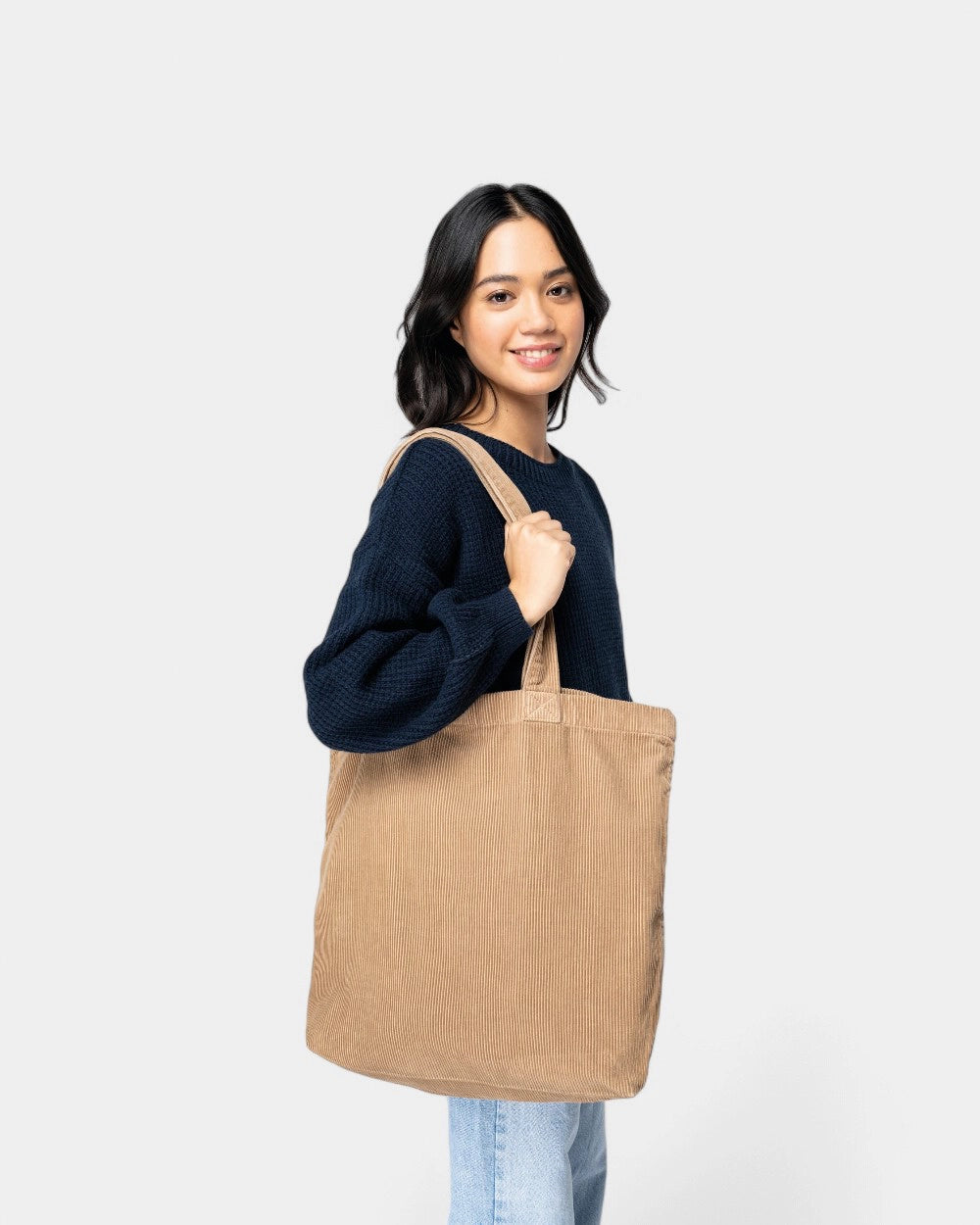 Washed Corduroy Bag to Personalize