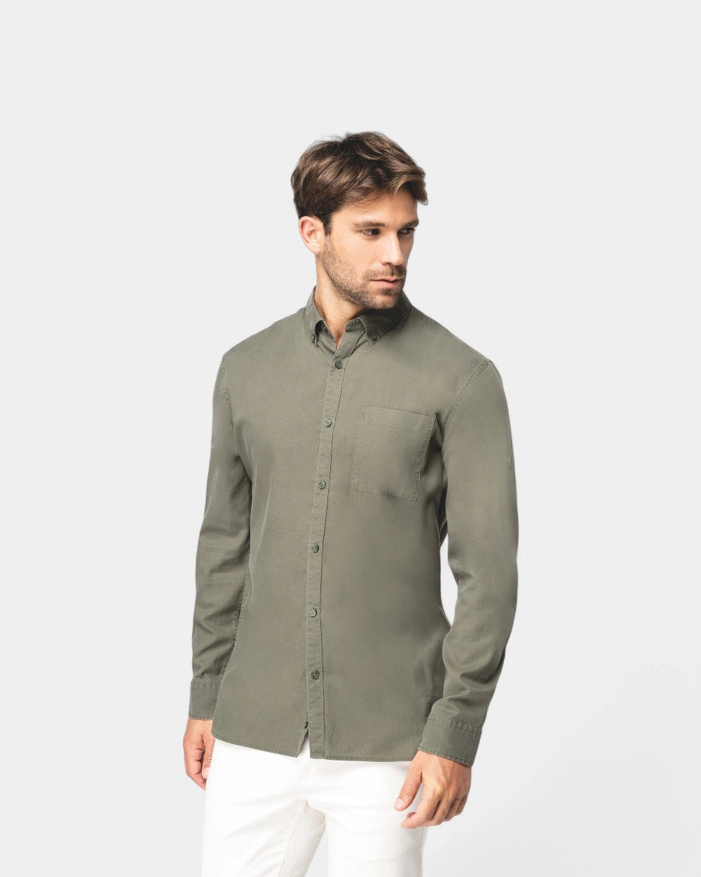 Customizable Lyocell Shirt for Men - 1