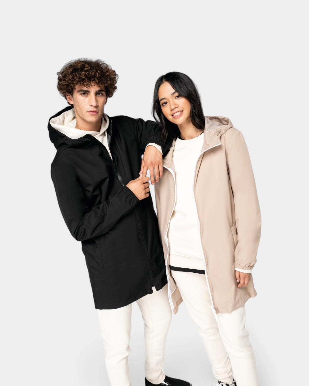 Eco-friendly waterproof unisex jacket customizable
