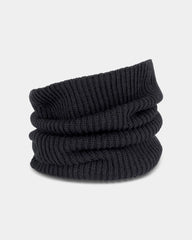 Unisex Customizable Merino Wool Neck Warmer - Black