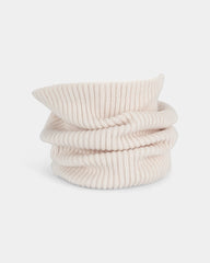 Unisex Customizable Merino Wool Neck Warmer - Ivory