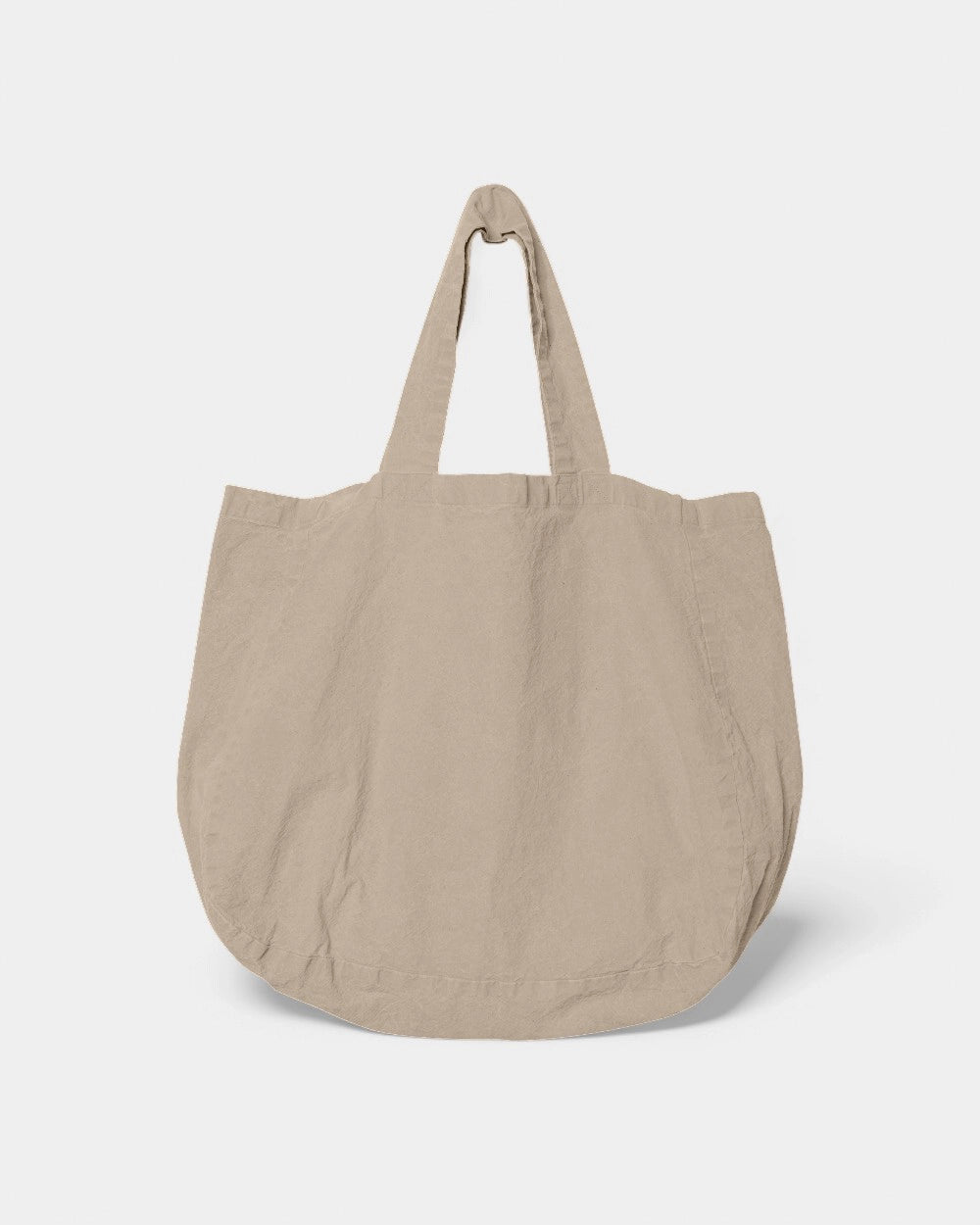 Customizable Linen Shopping Bag - Wet Sand