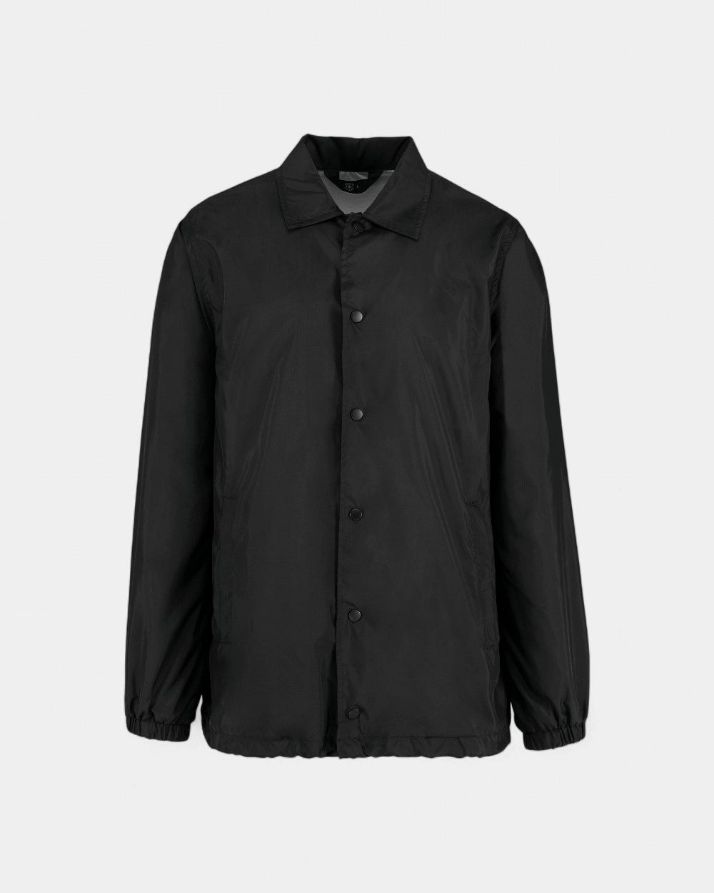 Eco-friendly unisex windbreaker jacket customizable - Black