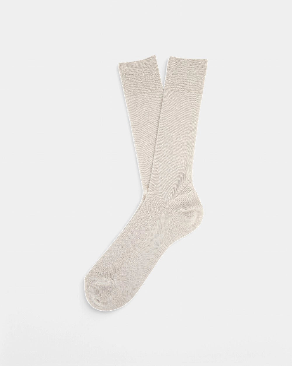Eco-friendly unisex customizable socks - Ivory