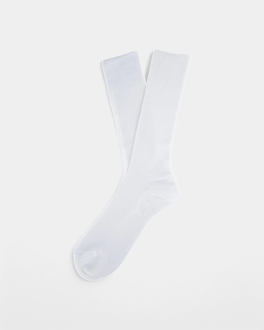 Eco-friendly unisex customizable socks - White