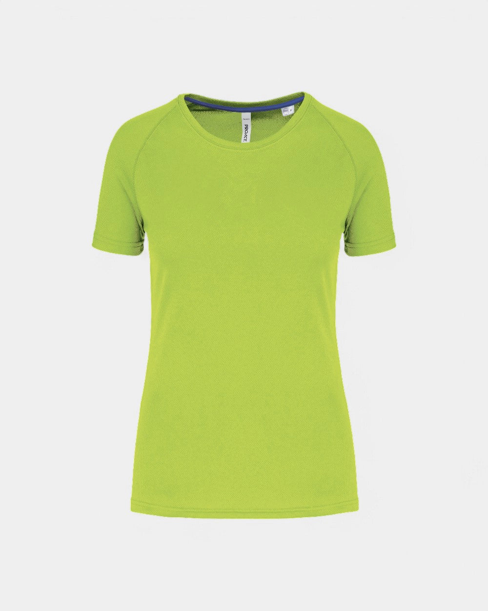 Customizable Recycled Women's Sports T-Shirt - Lime