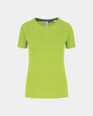 Customizable Recycled Women's Sports T-Shirt - Lime