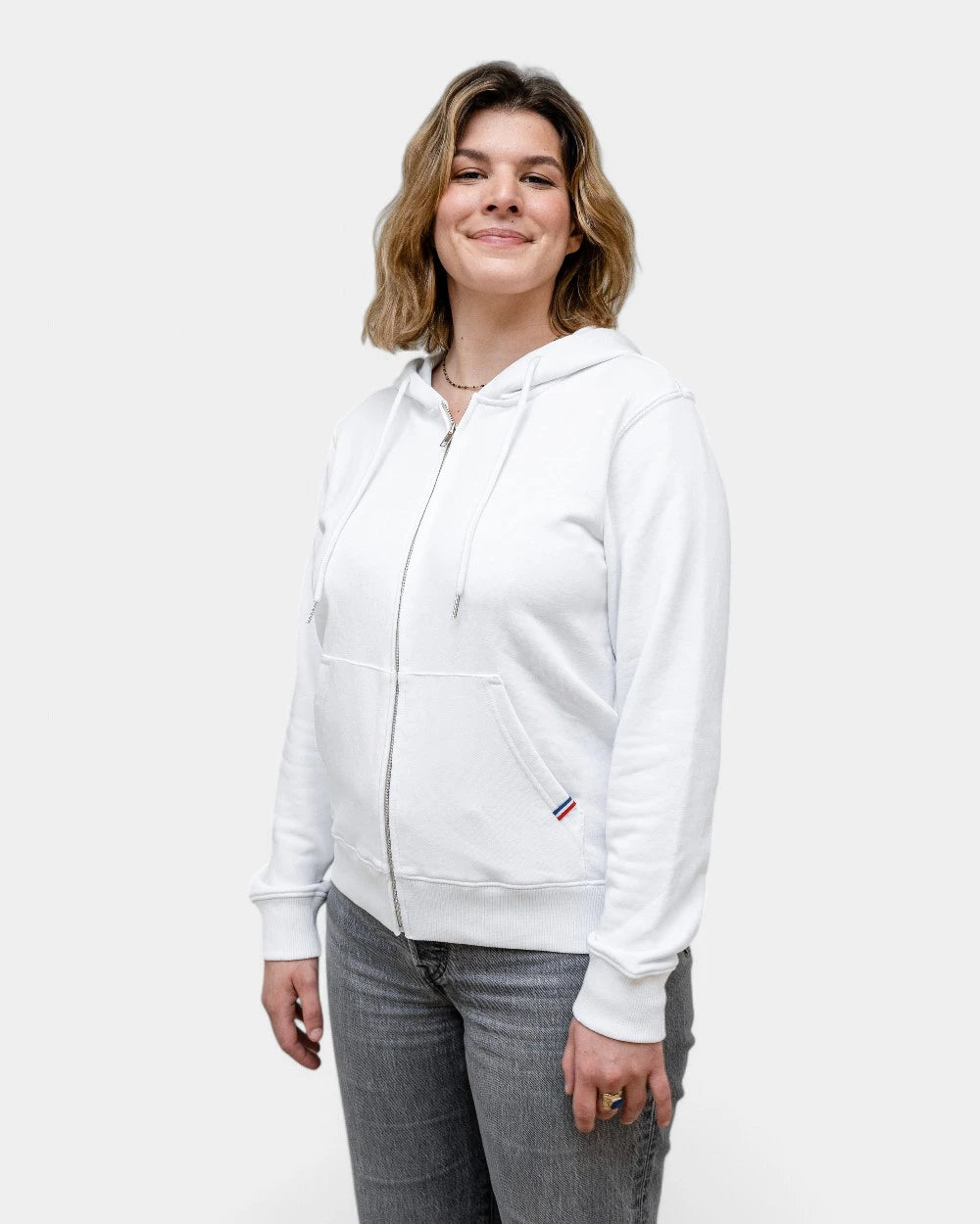 Women's Hoodie Made in France Zippered to Customize - 1