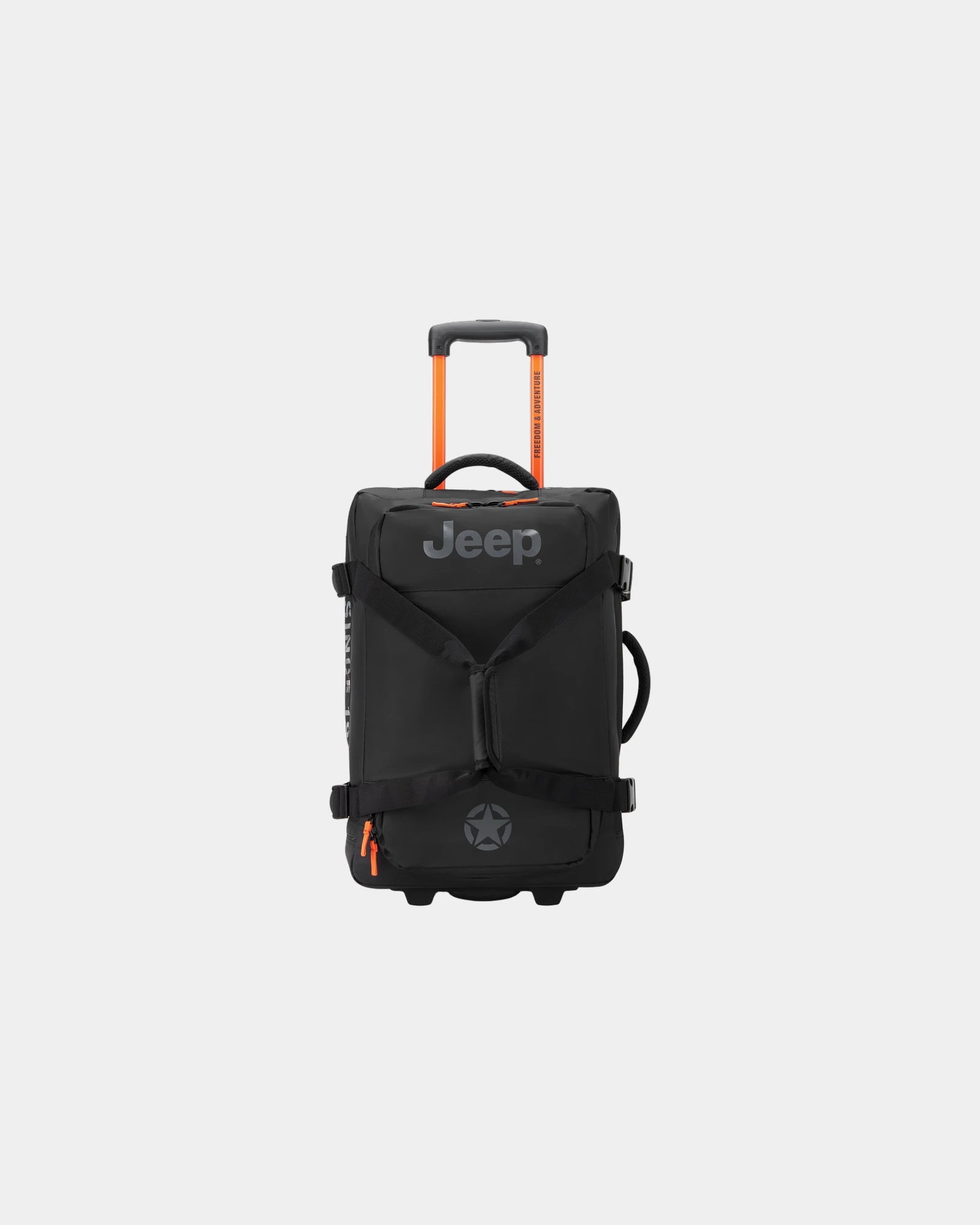 Promotional recycled travel bag 55 cm - Black