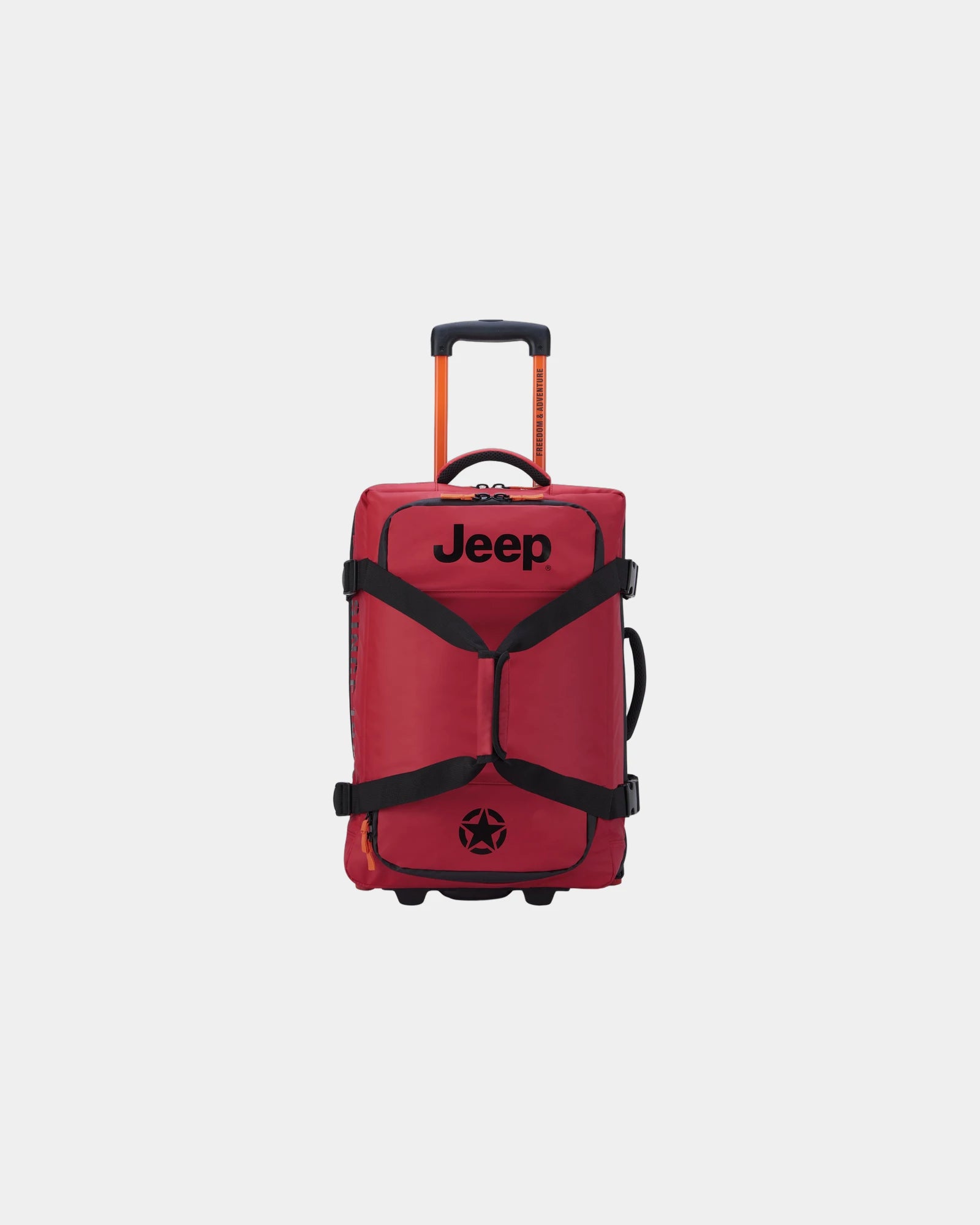 Promotional recycled travel bag 55 cm - Tomato