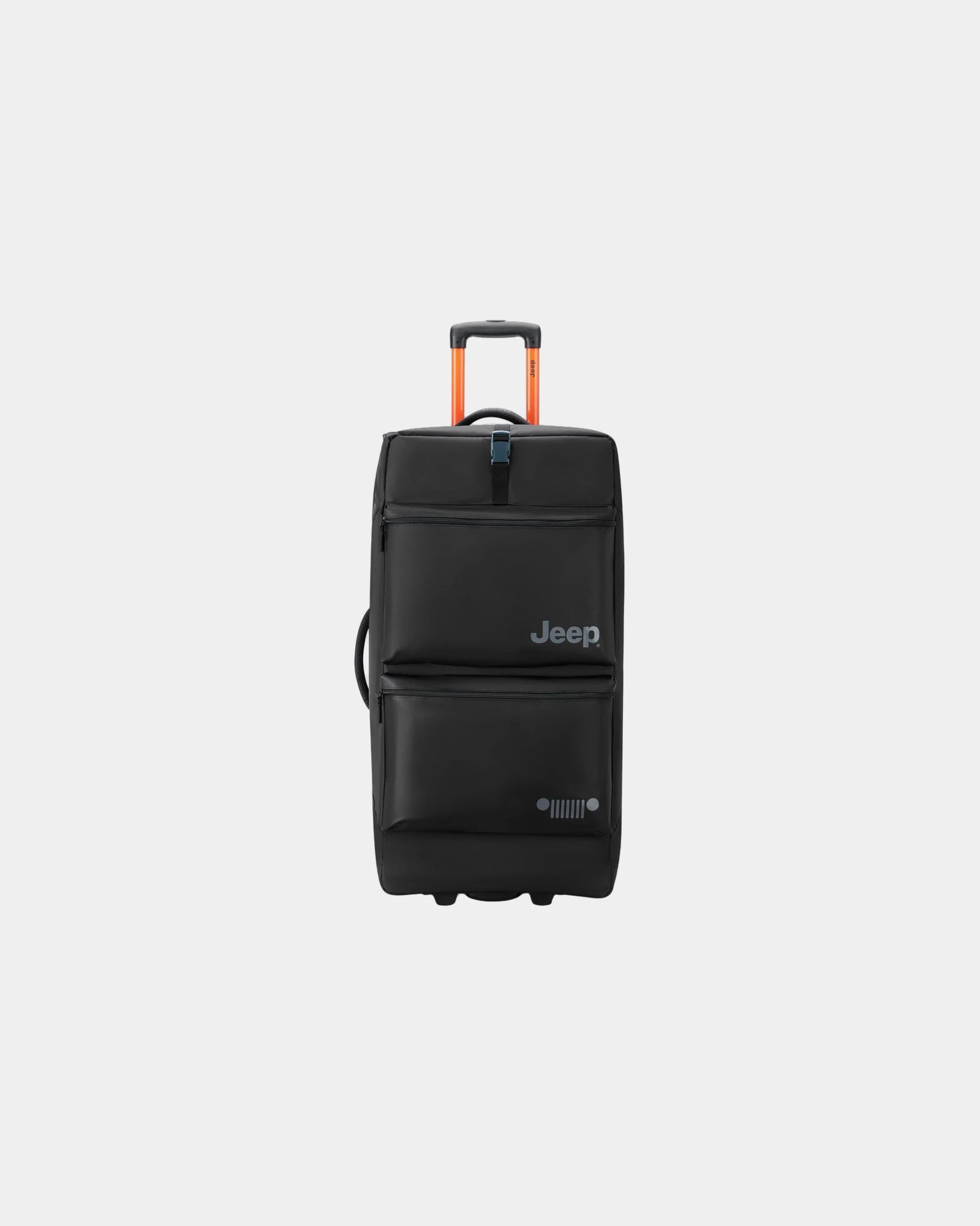 Promotional recycled travel trolley bag 82 cm - Black