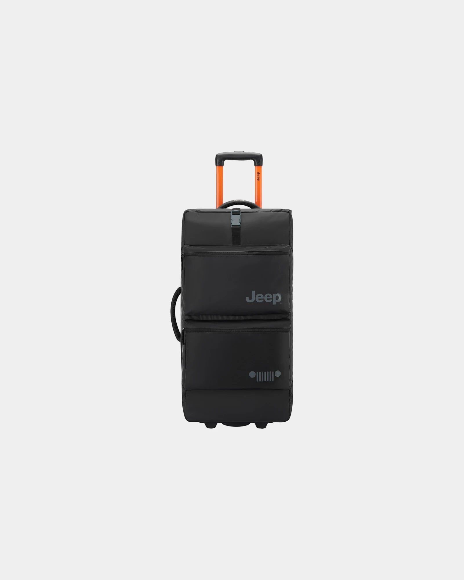 Promotional recycled travel trolley bag 73 cm - Black