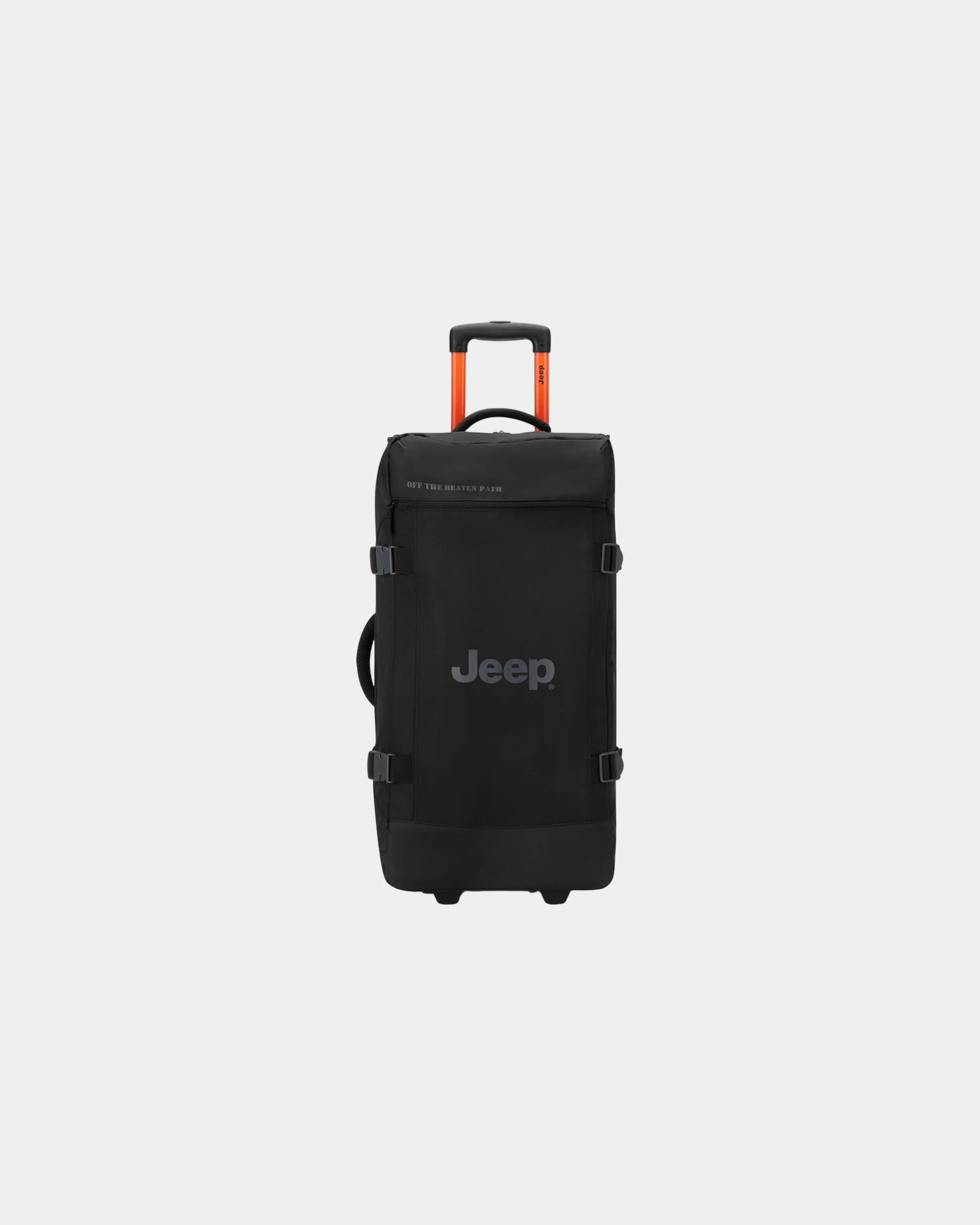 Promotional recycled travel trolley bag 73 cm - Black