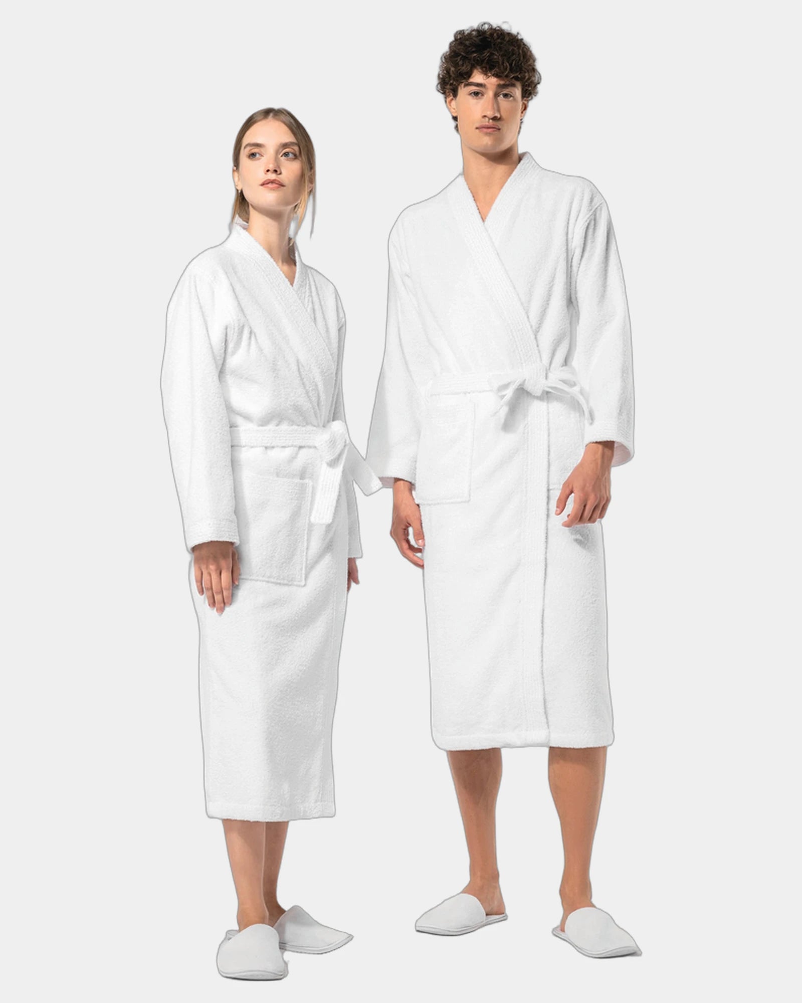 Custom cotton kimono bathrobe 400 g/m² OEKO-TEX - 4