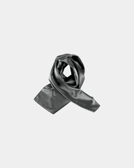 Custom satin polyester scarf for women's accessories - Dark Grey