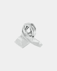 Custom satin polyester scarf for women's accessories - Silver