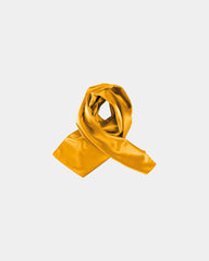Custom satin polyester scarf for women's accessories - Yellow