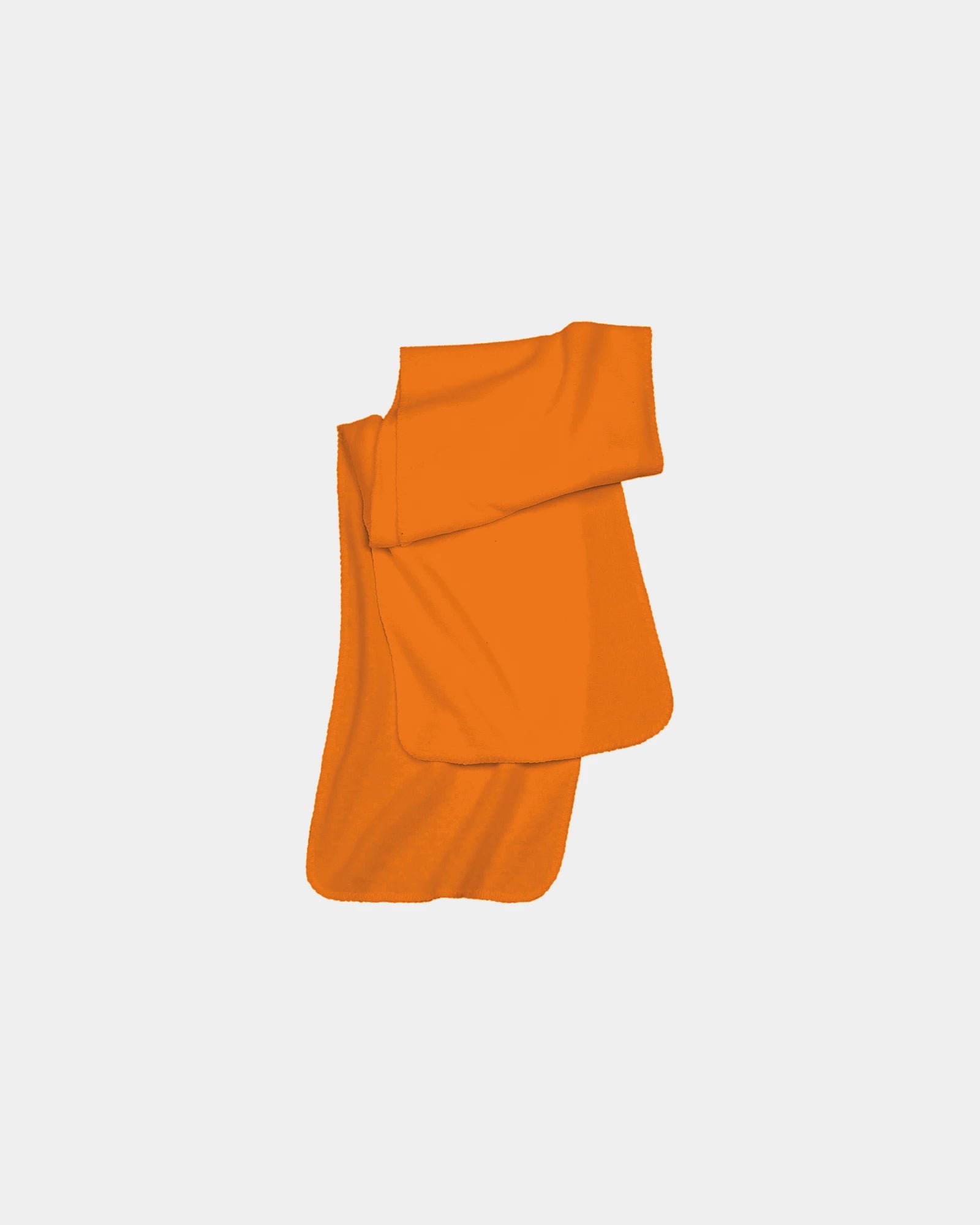 Custom anti-pilling fleece scarf 200 g/m² polyester - Orange