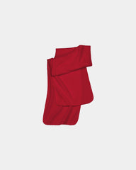 Custom anti-pilling fleece scarf 200 g/m² polyester - Red