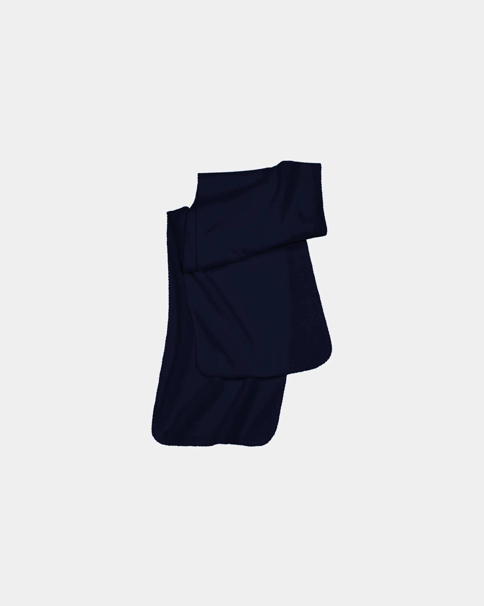 Custom anti-pilling fleece scarf 200 g/m² polyester - Navy