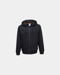 Custom zippered sweatshirt for work environments - Black-Sky Blue