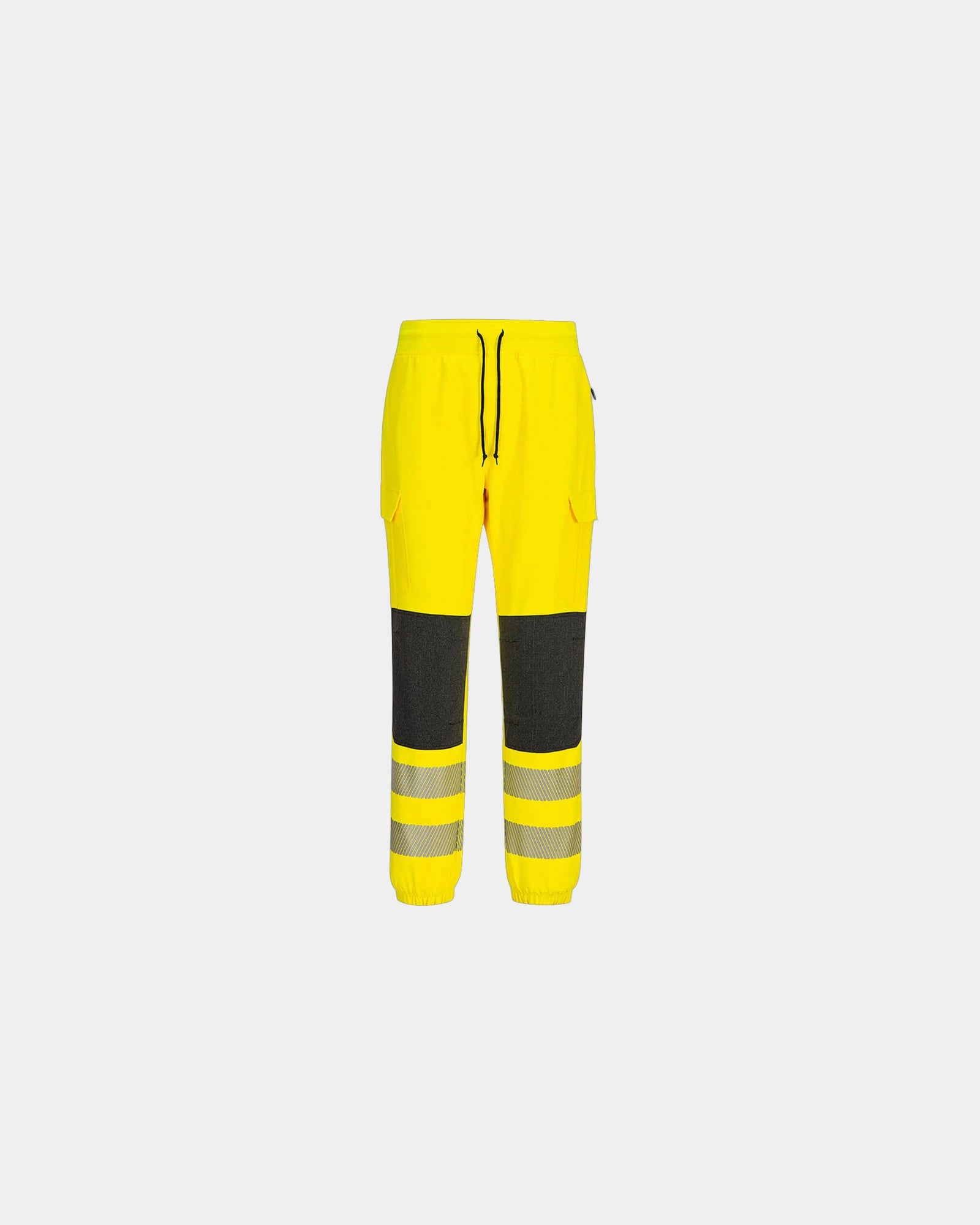 Promotional high-visibility jogging pants Flexi class 2 - Yellow-Black