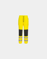 Promotional high-visibility jogging pants Flexi class 2 - Yellow-Black