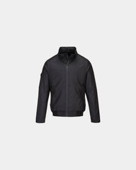 Promotional waterproof bomber jacket KX3 - Black-Sky Blue
