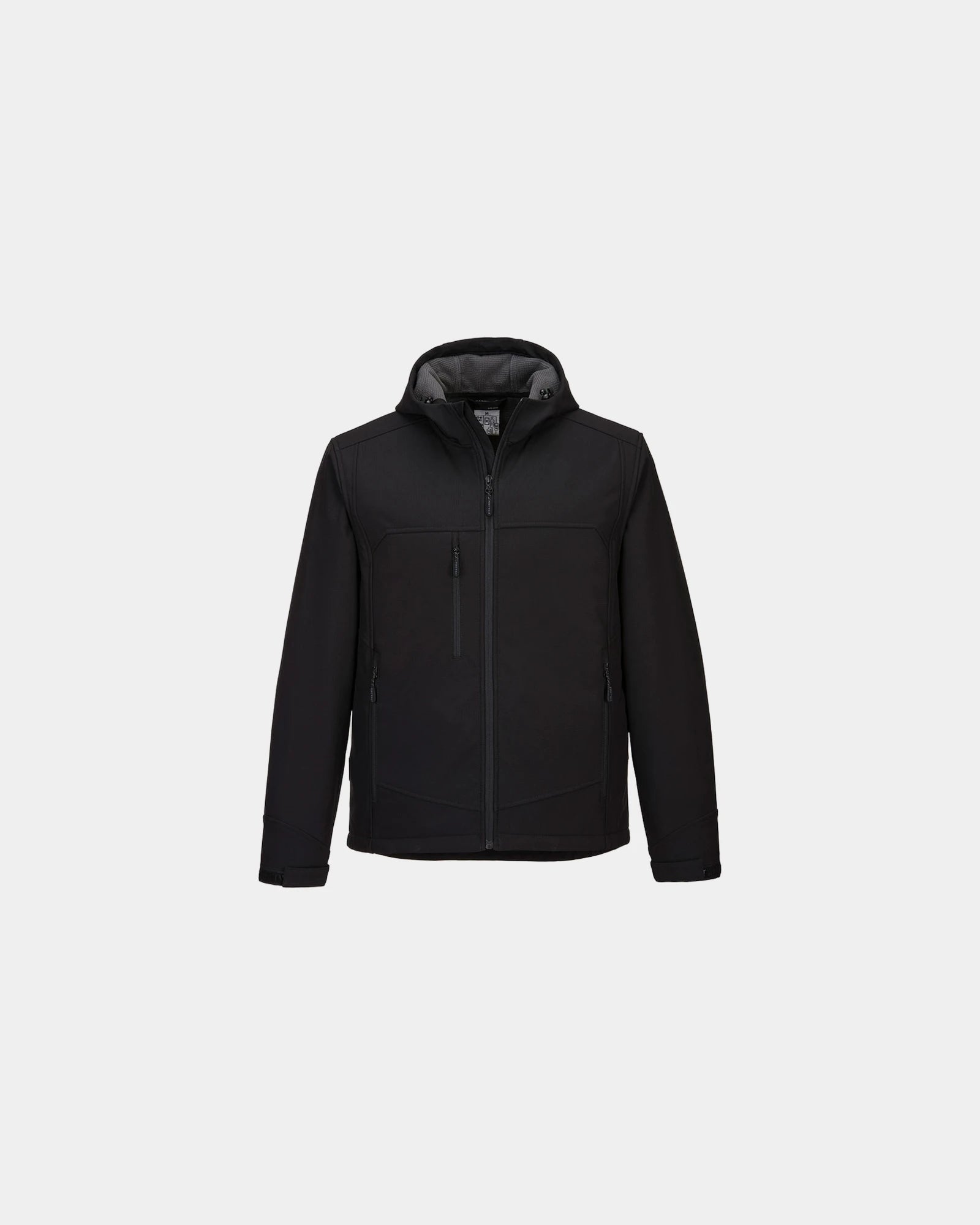 Custom waterproof softshell jacket KX3 - Black-Sky Blue
