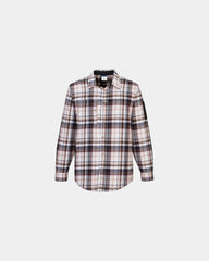 Custom plaid work shirt for modern workwear - Brown