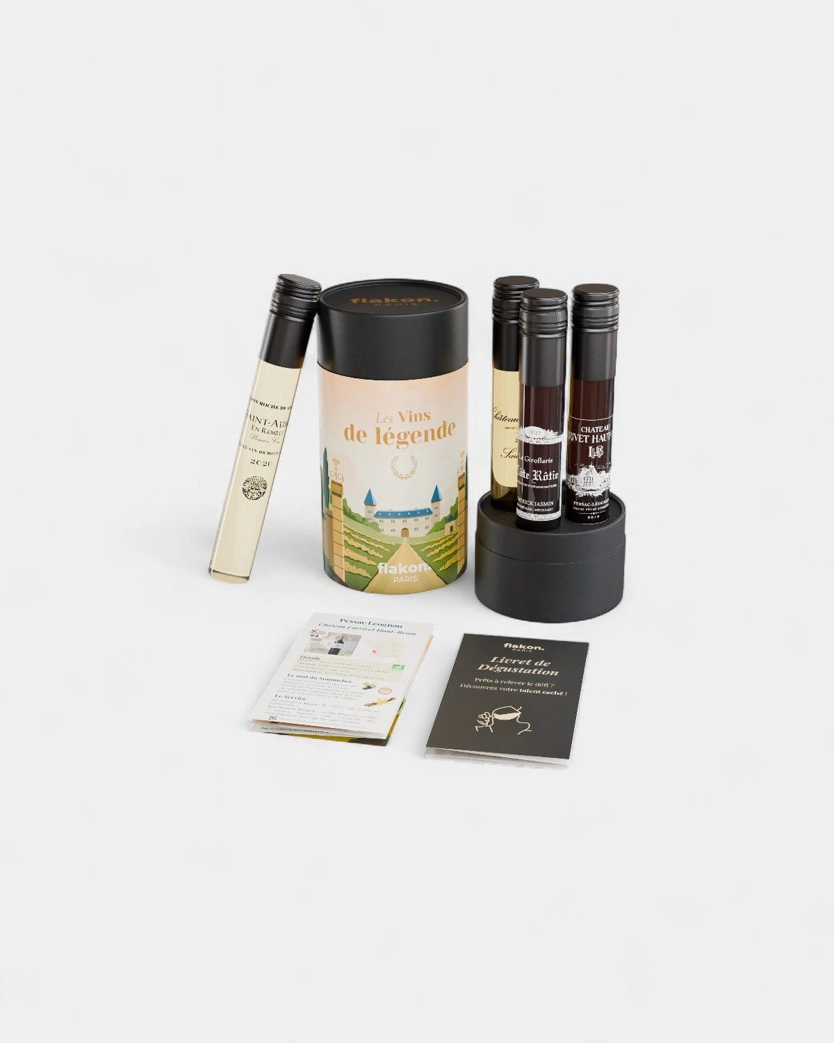 Tasting set 4 customizable wine bottles - 10