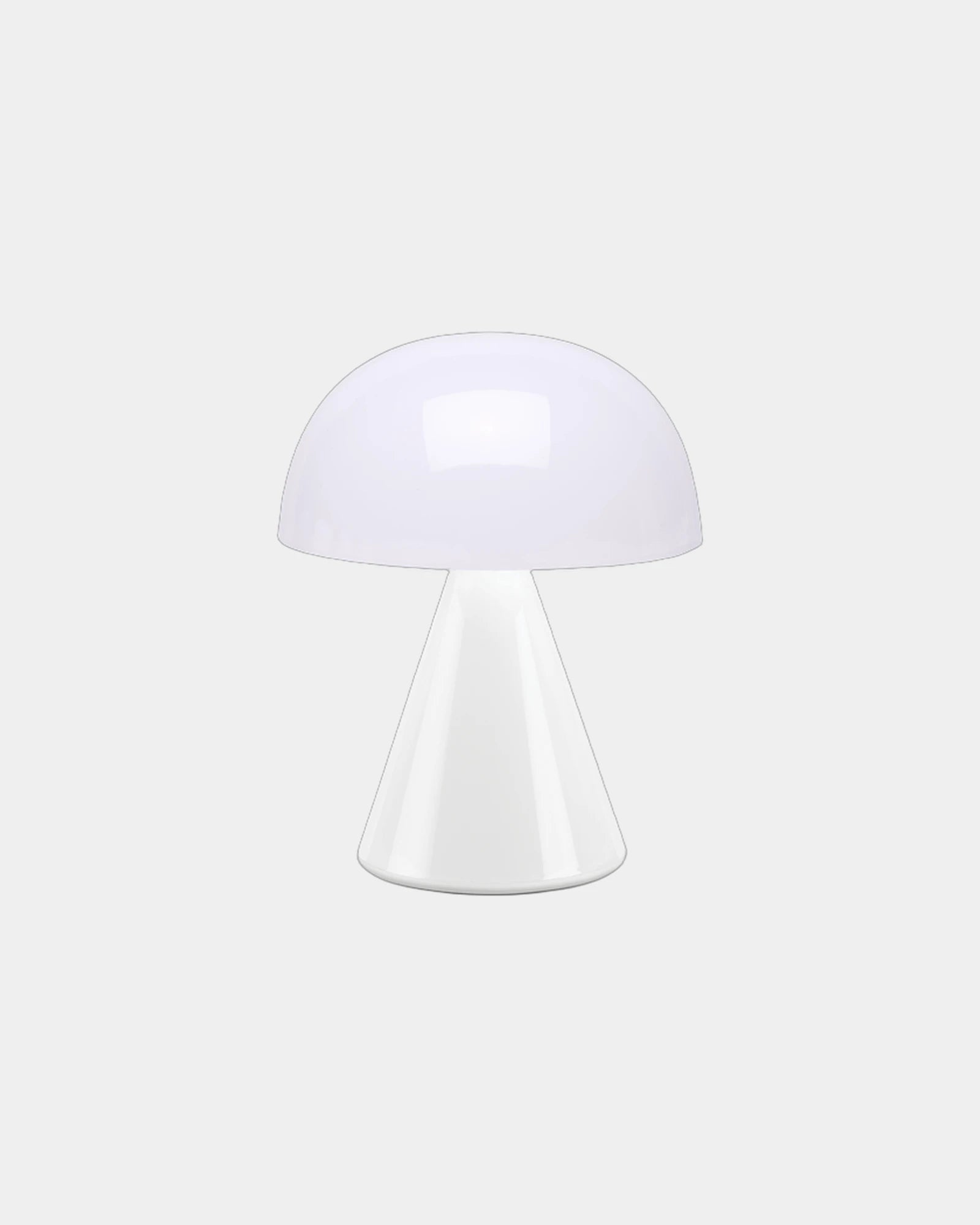 Custom LED lamp Lexon Mina L with color options - Glossy White