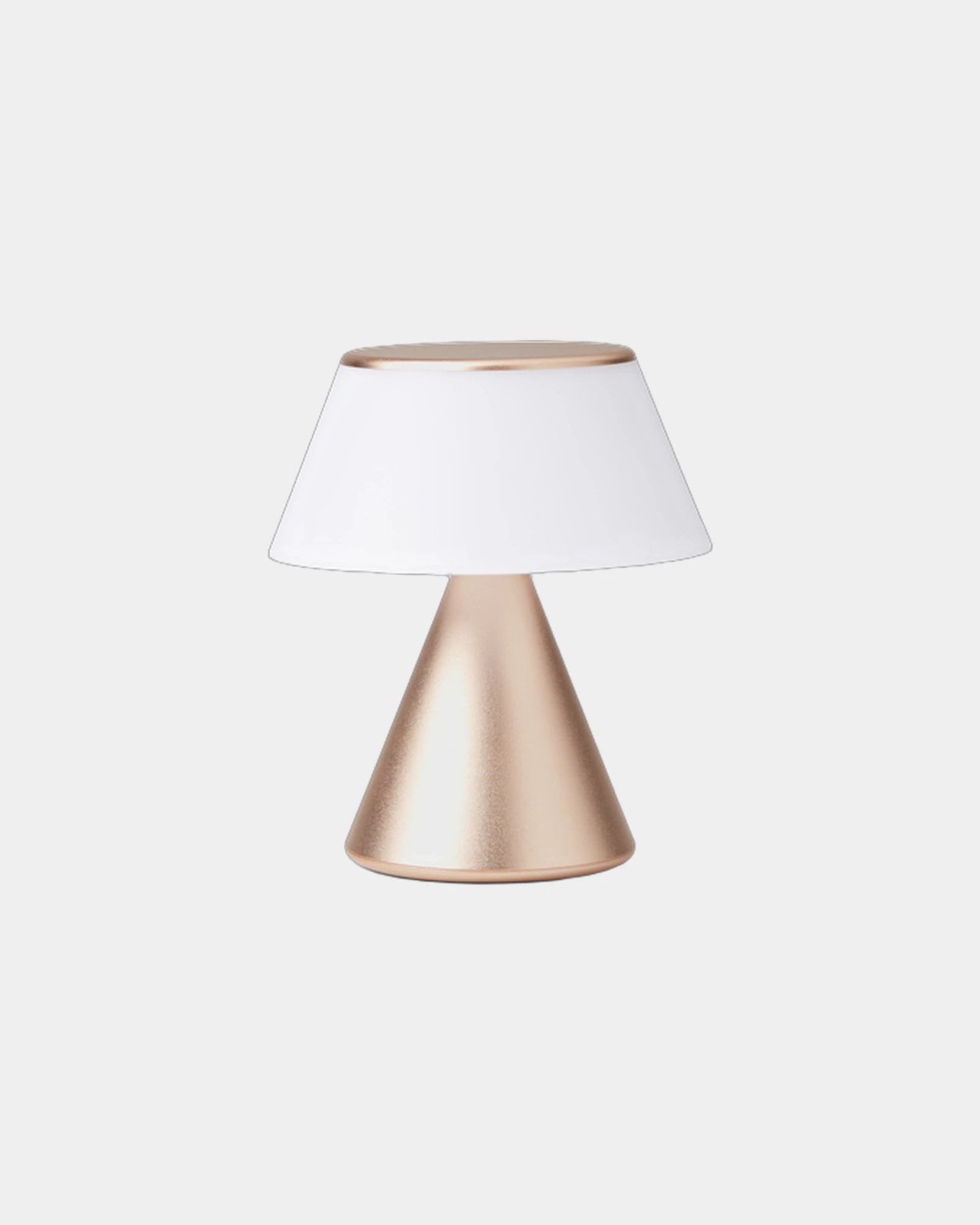 Custom LED lamp with magnetic base Lexon Luma M - Soft Gold