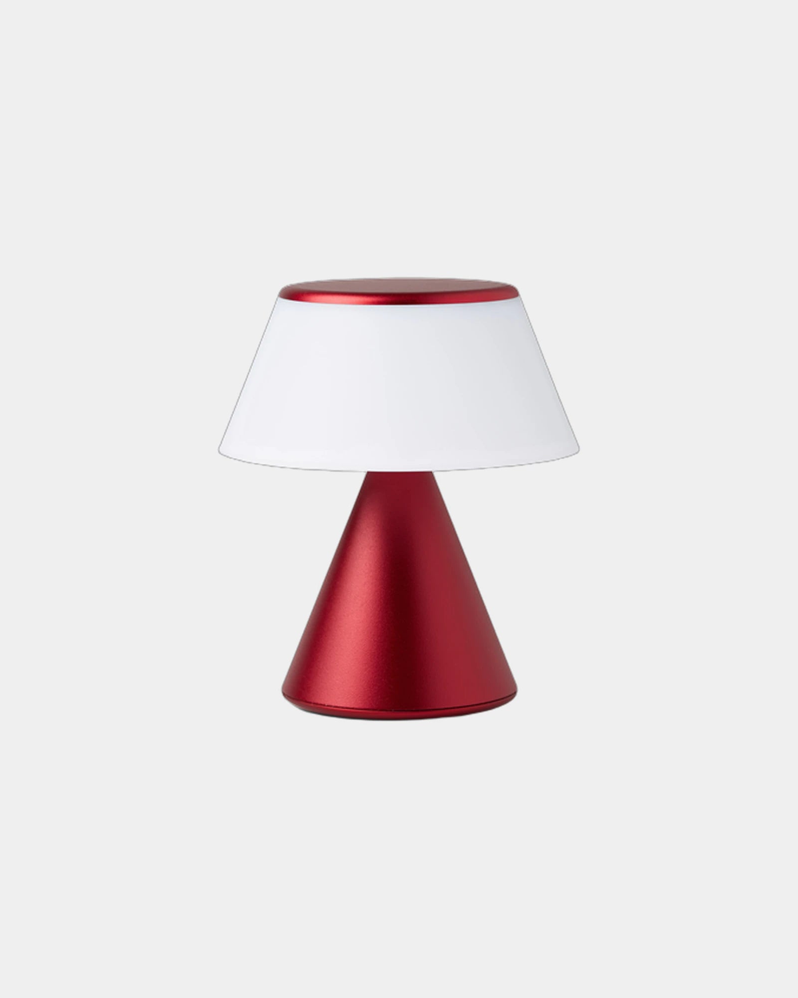 Custom LED lamp with magnetic base Lexon Luma M - Dark Red