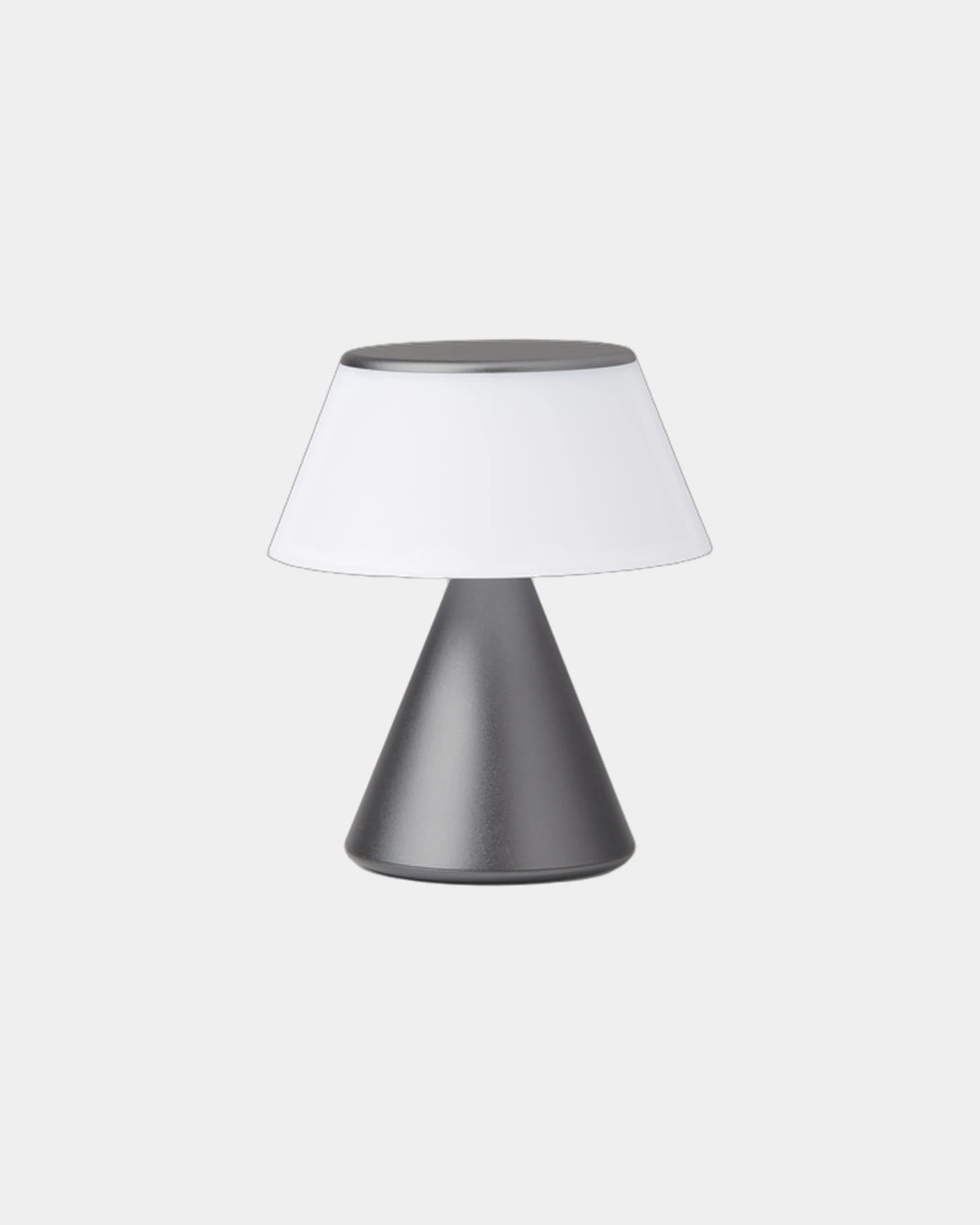 Custom LED lamp with magnetic base Lexon Luma M - Gun Metal