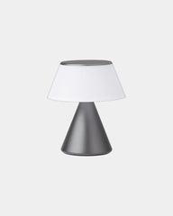 Custom LED lamp with magnetic base Lexon Luma M - Gun Metal
