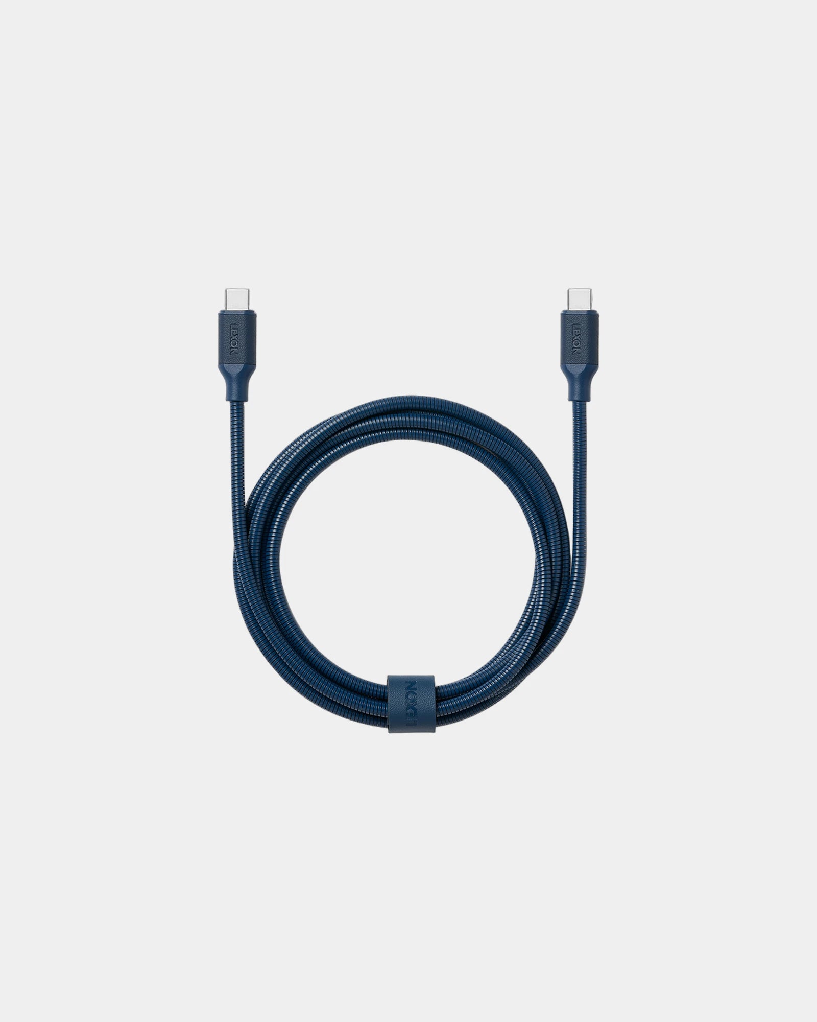 Custom USB-C cable Lexon METALI-C 1.5m - Dark Blue