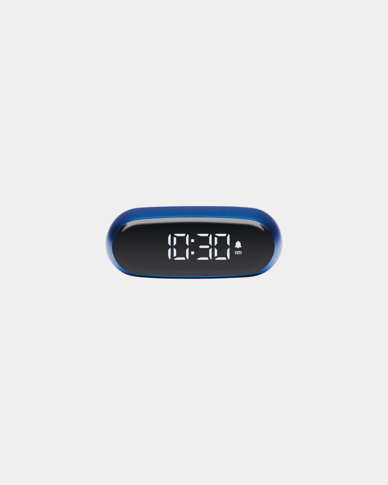 Custom promotional aluminum Lexon Minut clock with snooze function - Blue