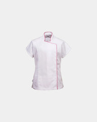 Personalized tunic for women with side pockets - White