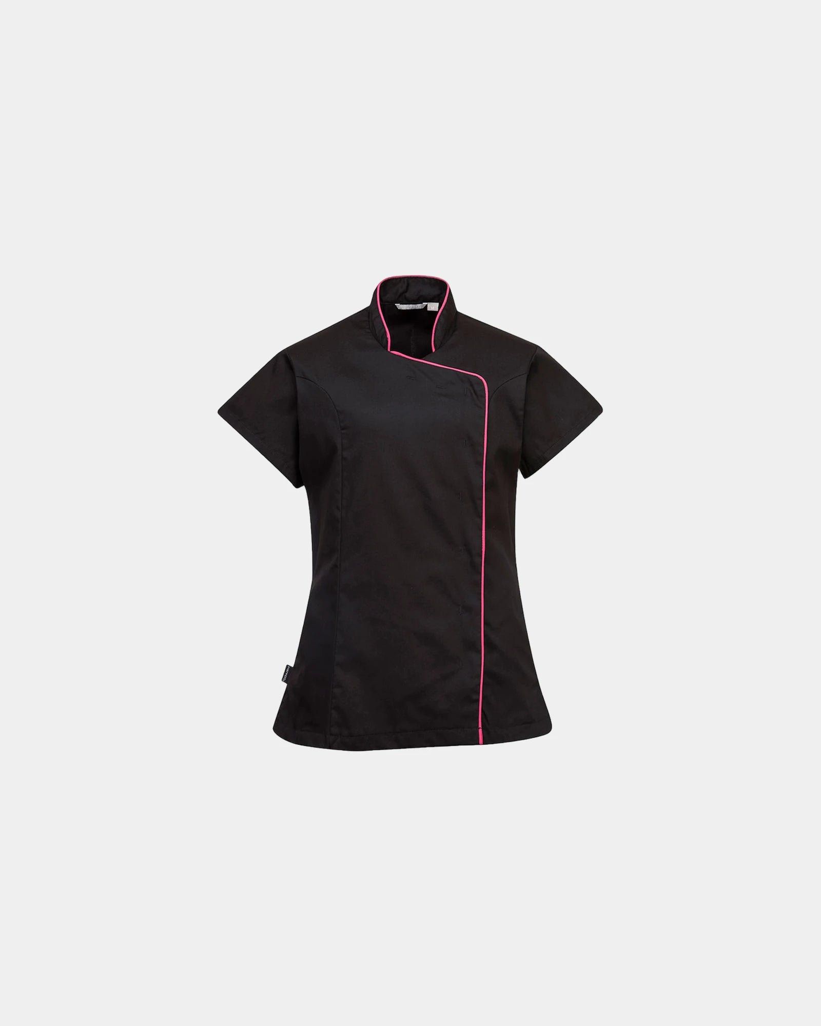 Personalized tunic for women with side pockets - Black-Sky Blue
