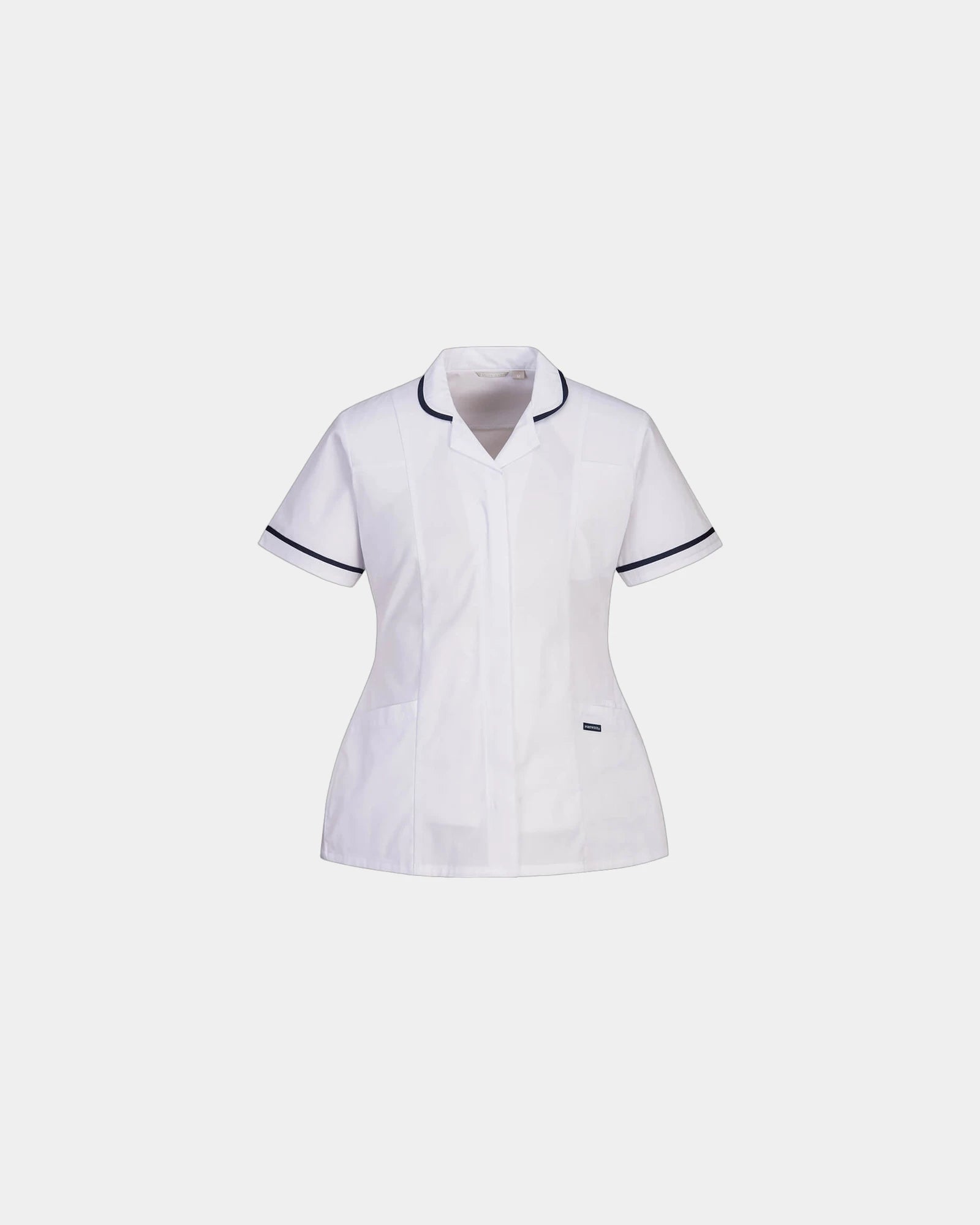 Custom stretch polyester tunic - White