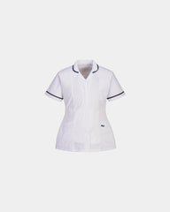Custom stretch polyester tunic - White
