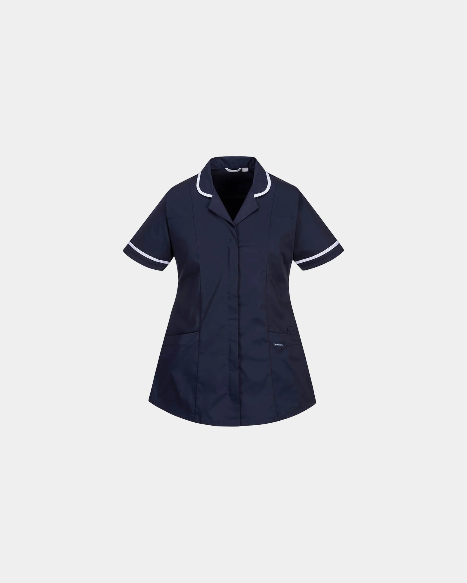 Custom stretch polyester tunic - Navy